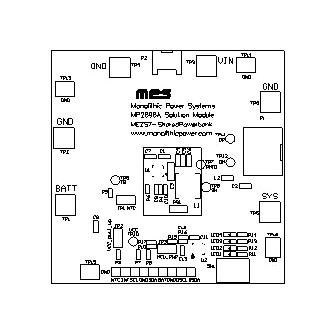 Monolithic Power Systems (MPS) MEZS7-SHAREDPOWERBANK MEZS7-SHAREDPOWERBANK Bank Solution Module MP2696AGQ-0000 Battery Charger Management -