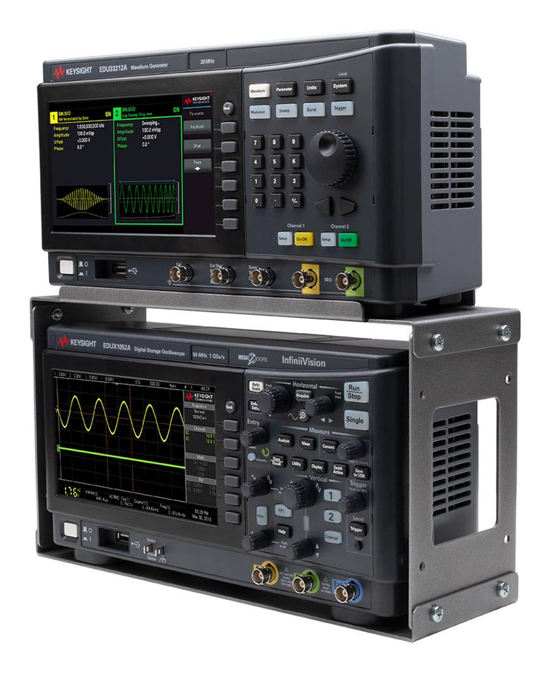 Keysight Technologies EDU190A Instrument Stacking Kit Smart Bench Essentials EDU33211A/EDU33212A 20MHz Function Generators