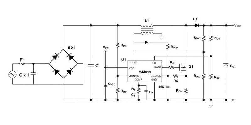 Monolithic Power Systems (MPS) MP44019GS-Z MP44019GS-Z PFC Controller &nbsp;12 V to 32 Supply 25 &Acirc;&micro;A Startup 2.1 mA Operating SOIC-8 New