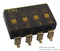 E-SWITCH KAE04TGGT DIP Switch 4POS Spst Slide SMD