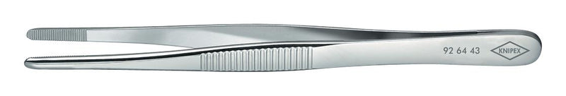 Knipex 92 64 43 Tweezer Straight Round Stainless Steel 120 mm Length