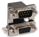 Norcomp 178-015-413R571 Stacked D Sub Connector Dual Port Upper - Plug / Lower Receptacle DA 15 Contacts