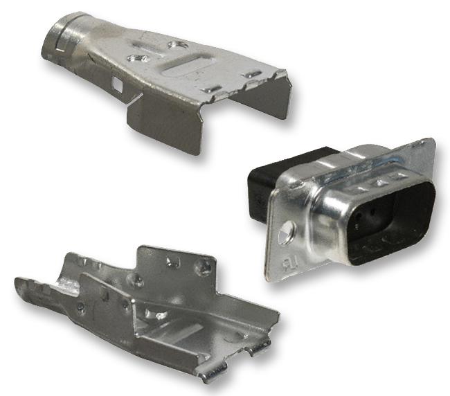 AMP - TE Connectivity 1658645-1 1658645-1 D Sub Connector Housing 9 Ways DE Amplimite HDP-20 Plug Steel Body