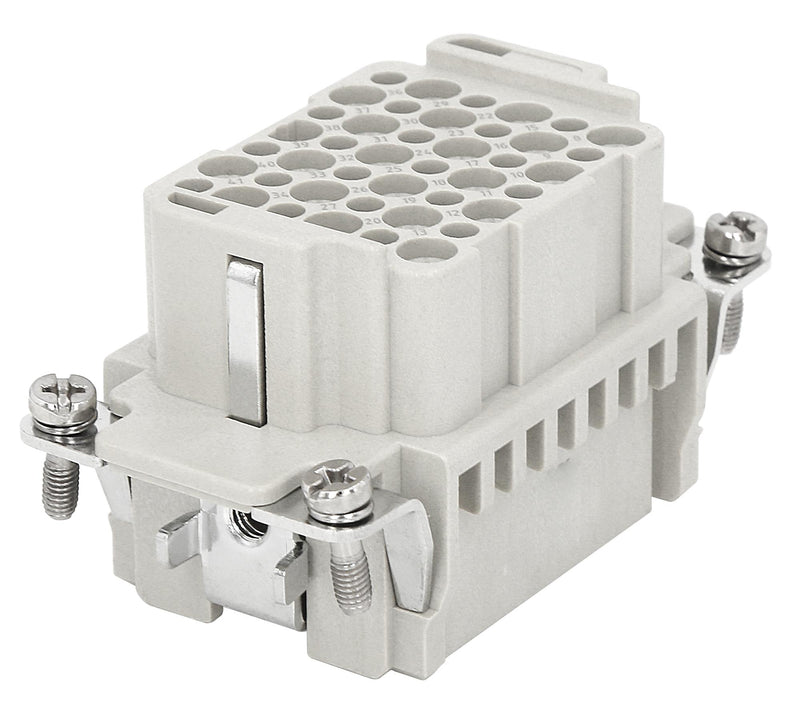 Multicomp PRO MP009550 Heavy Duty Connector Ultra High Density MP-HDD Inserts Insert 42+PE Contacts 10B Receptacle