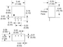 XP Power SR05S7V2 DC/DC Converter Regulated ITE 1 Output 3.6 W 7.2 V 500 mA SR Series