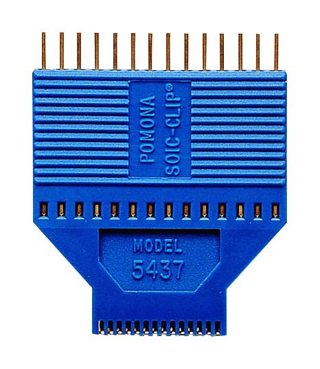 Pomona 5437 IC Test Clip SOJ Soic 28 Contacts 1.27 mm Gold Plated Series