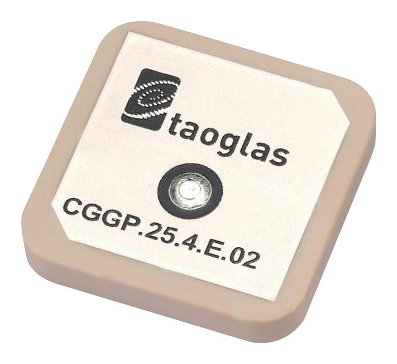 Taoglas CGGP.25.4.E.02 Patch Antenna 1.602GHz 1.8 Vswr 5.46dBi Gain 50ohm Linear Polarisation Adhesive