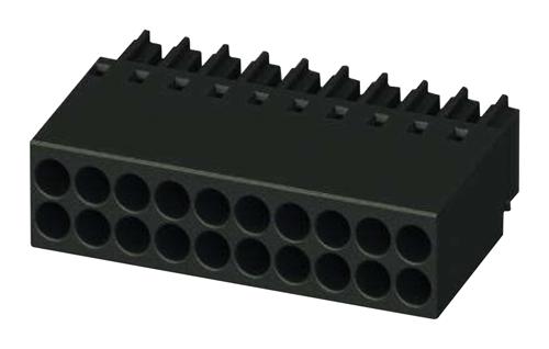 Phoenix Contact DMCC 05/15-ST-254 Pluggable Terminal Block Black 2.54 mm 30 Ways 26AWG to 18AWG 0.75 mm&Acirc;&sup2; Crimp 6 A