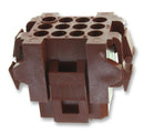 AMP - TE CONNECTIVITY 207017-1 Connector Housing, Metrimate Series, Plug, 12 Ways, 5 mm, Metrimate Square Grid Connectors