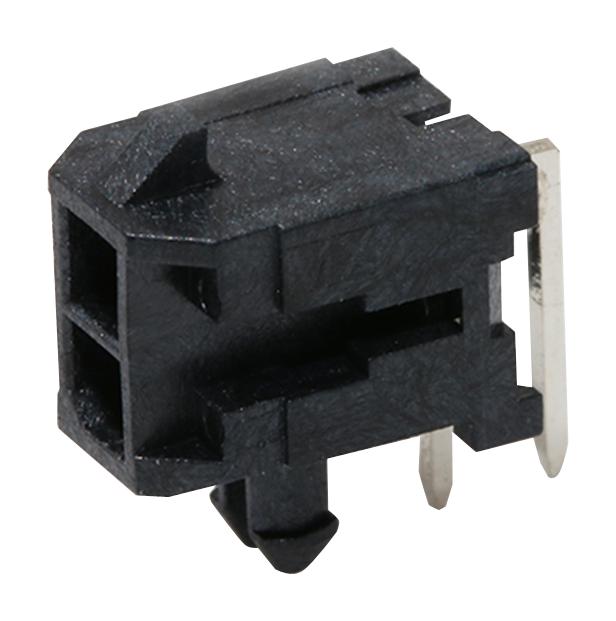 Molex 43045-0202 Wire-To-Board Connector 2 Contacts Header Micro-Fit 3.0 43045 Series Through Hole Rows