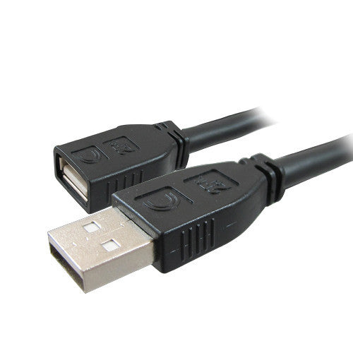 Comprehensive Pro AV/IT Active Plenum USB A Male to A Female Extender Cable (50')