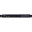 CyberPower Rackbar Surge Protector:3600 J/120 V/NEMA 5-15P Plug/12 NEMA 5-15R(4 Front,8 Rear)1U/15"Cord