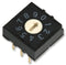 MULTICOMP MCRH3AF-10R Rotary Coded Switch, MCRH Series, Through Hole, 10 Position, 24 VDC, BCD, 25 mA