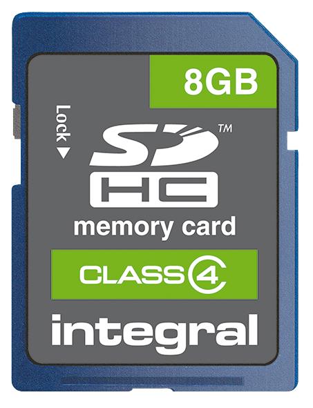 Integral INSDH8G4V2 INSDH8G4V2 Flash Memory Card Sdhc 8 GB