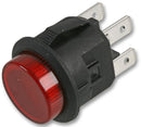 Multicomp MCLC210-7-K-D-ET-2B Illuminated Pushbutton Switch Dpst On-None-Off 16 A 250 V Red