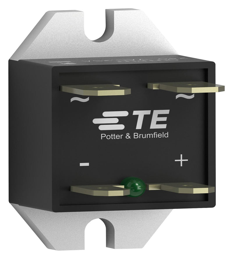 POTTER&BRUMFIELD - TE Connectivity SSRMP-480D10R Solid State Relay SPST-NO 10 A 480 VAC Panel Mount Quick Connect Random Turn On