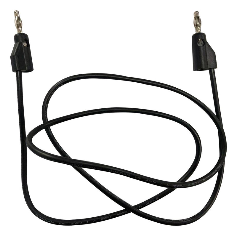 Multicomp PRO MP770808 MP770808 Banana Test Lead 4mm Stackable Plug 35.43 " 900 mm Black