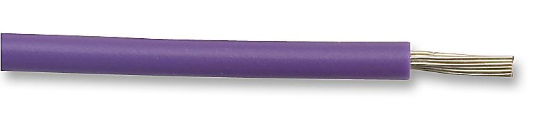 ALPHA WIRE 5856 VI005 Wire, Stranded, Hook Up, PTFE, Purple, 20 AWG, 0.62 mm&sup2;, 100 ft, 30.5 m