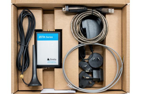 Siretta ZETA-NEP-LTEM (GL) STARTER KIT ZETA-NEP-LTEM Starter KIT Modem Edge Gprs GSM LTE RS232/USB 300 Kbps 33 dBm