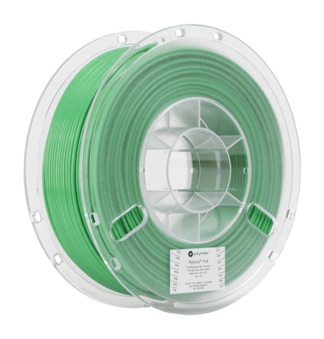 Polymaker 70546 3D Printer Filament Polylite Series 2.85mm Dia Green PLA 150&deg;C 1 kg