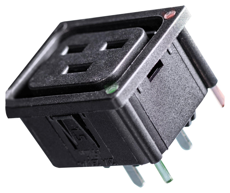 Schurter 3-103-009 Power Entry Connector 4797-5 Series Receptacle 250 VAC 16 A Panel Mount Through Hole