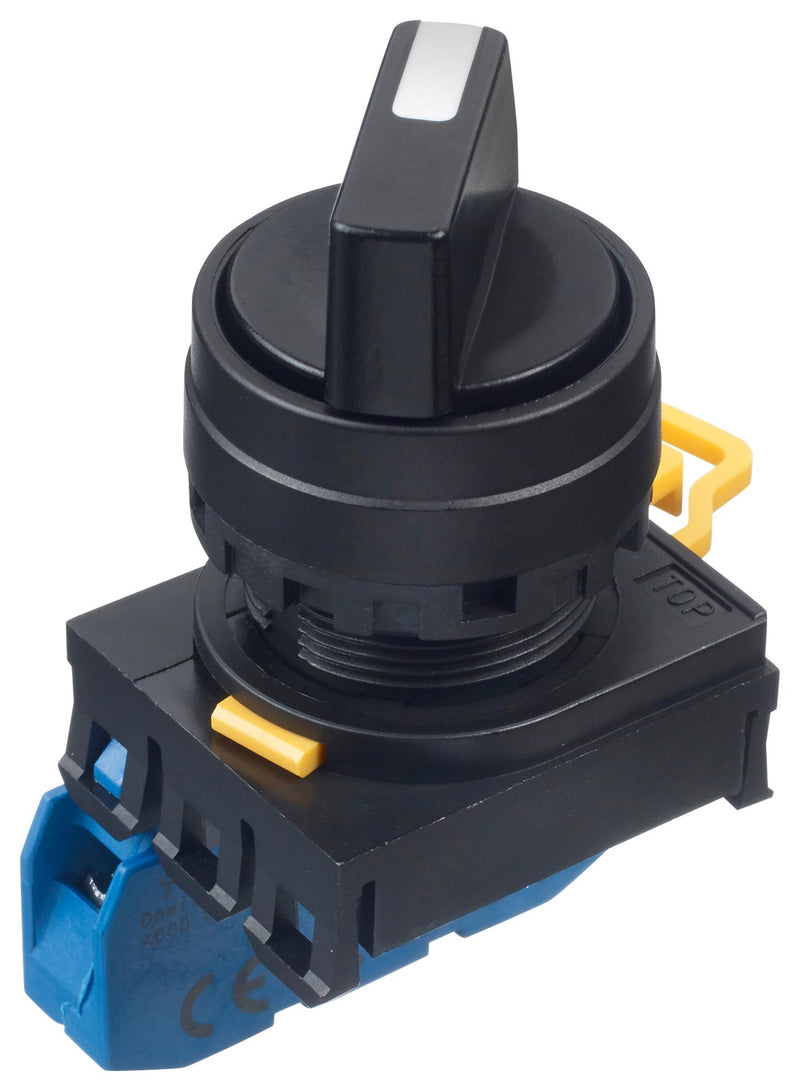 Idec YW1S-3E21 Rotary Switch 3 Position 45 &deg; 10 A 120 V YW Series