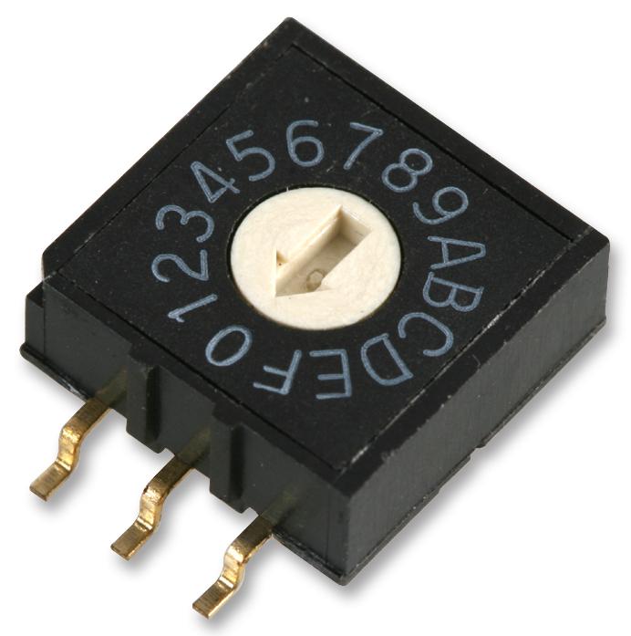 MULTICOMP MCRM2AF-16R Rotary Switch, 16 Position, 2 Pole, 22.5 &deg;, 250 V, MCRM Series