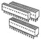 Amphenol Communications Solutions 75915-303LF 75915-303LF PCB Receptacle Board-to-Board 2.54 mm 1 Rows 3 Contacts Through Hole Mount Dubbox 75915