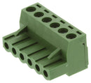 Multicomp PRO MCTC-10D06 MCTC-10D06 Terminal Block Pluggable 6 Position 24-12AWG 5.08MM