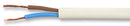 PRO POWER 2192Y-0.75MMWHT100M Oval Mains Cable 2192Y 2-Core 6A White 0.75mm&sup2; x 100m