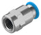 Festo QSF-1/4-10-B Pneumatic Fitting Push-In G1/4 14 bar 10 mm Brass QSF