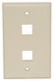 PRO Signal NKS-0313-2 IVORY 2 Port Ivory Wallplate Unloaded 86T2176