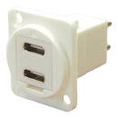 Cliff Electronic Components CP30212W CP30212W USB Adapter CSK Hole Dual Type C Receptacle Plug Feedthrough