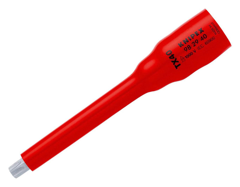 Knipex 98 29 40 Socket 12 Point TX40 0.375" Steel