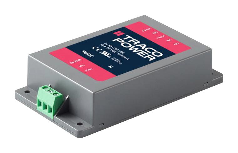 Traco Power TMDC 60-7213H Tmdc Isolated Chassis Mount DC/DC Converter ITE 2:1 60 W 1 Output 15 V 4 A