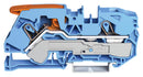 Wago 2116-1204 DIN Rail Mount Terminal Block 2 Ways 20 AWG 6 16 mm&sup2; Clamp 76 A