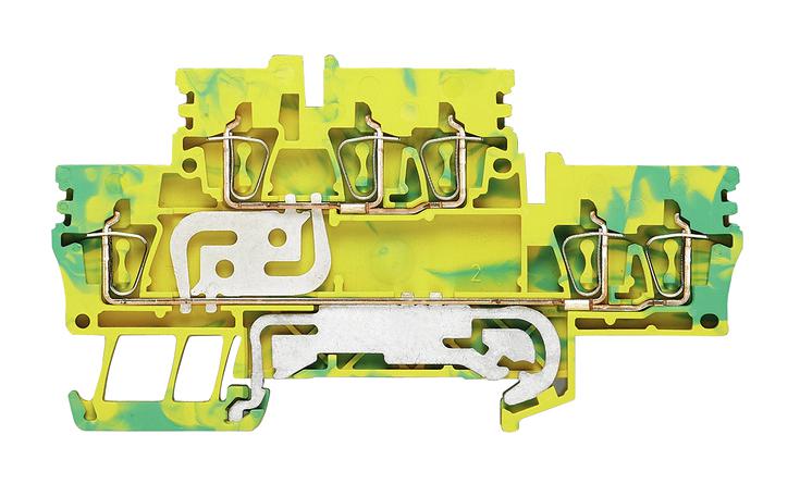 Weidmuller 1924470000 DIN Rail Terminal Block 6POS 12AWG