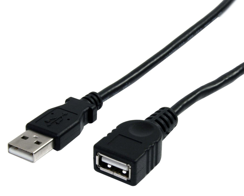 Startech USBEXTAA10BK USBEXTAA10BK USB Cable Type A Plug to Receptacle 3 m 10 ft 2.0 Black