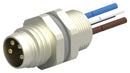 TE Connectivity T4072014031-001 Sensor Cable M8 Straight 3 Position Plug Free Ends 200 mm 7.87 &quot;