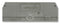 WAGO 281-334 End / Intermediate Plate, for Use with Rail Mounted Terminal Blocks, Grey