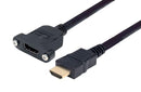 L-COM PMHDMF-1 Cable Hdmi RCPT-HDMI Plug 3.3 BLK