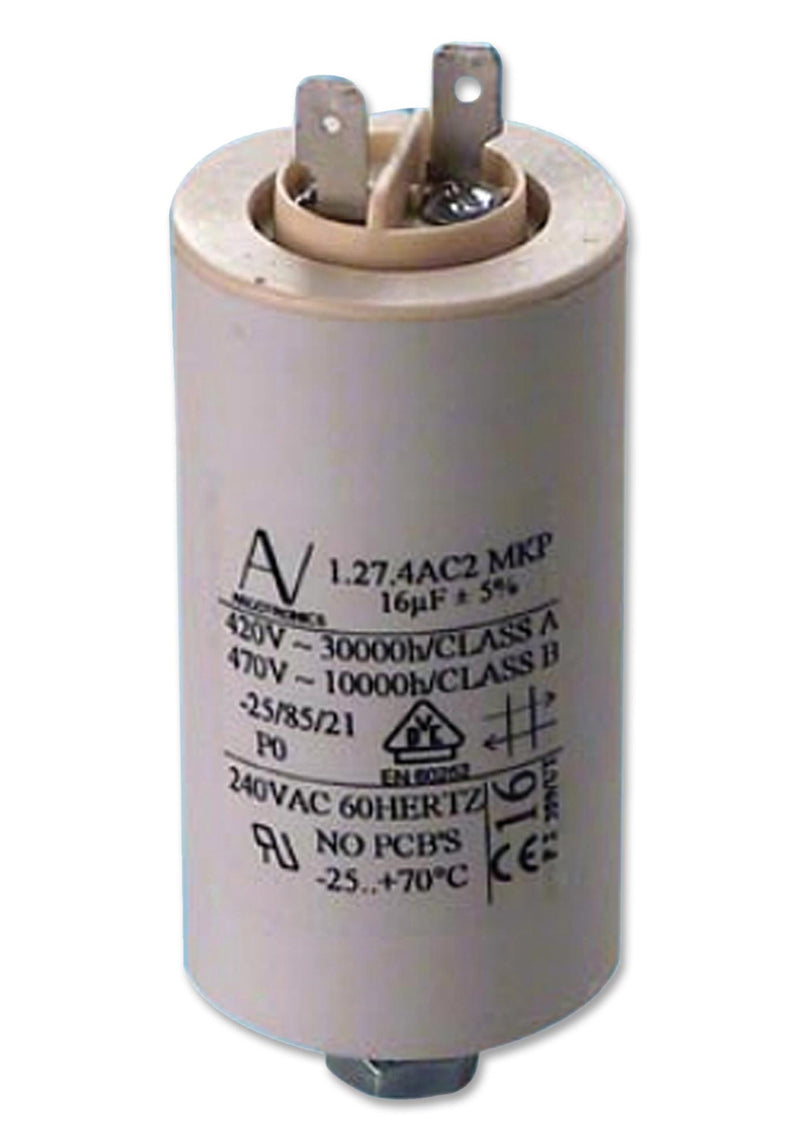 Kemet C274AC34500AA0J C274AC34500AA0J Motor Run Capacitor Metallized PP Can 5 &Acirc;&micro;F &plusmn; 5% Stud Mount - M8 470 V