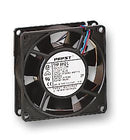 EBM-PAPST 8412NGH Axial Fan, 8400N Series, 12 V, DC, 80 mm, 25 mm, 37 dBA, 46.5 cu.ft/min