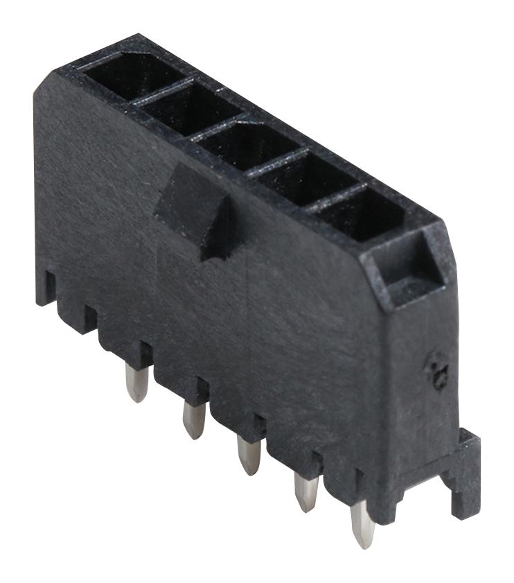 Molex 43650-0529 Wire-To-Board Connector 3 mm 5 Contacts Header Micro-Fit 3.0 43650 Series Through Hole 1 Rows