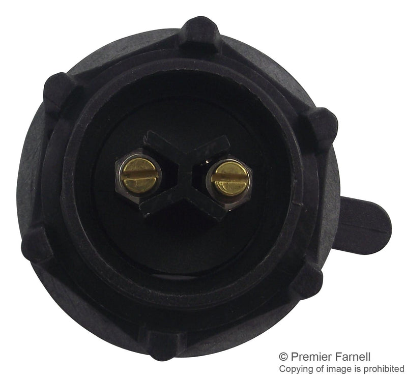 BULGIN PX0735/P Circular Connector, Buccaneer Standard Series, Panel Mount Plug, 2 Contacts, Screw Pin