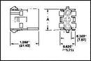 AMP - TE CONNECTIVITY 926307-1 PLUG & SOCKET HOUSING, RECEPTACLE, NYLON