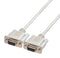 Roline 11.01.9030 Computer Cable D Subminiature Socket 9 Way 9.8 ft 3 m Beige