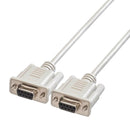 Roline 11.01.9018 Computer Cable D Subminiature Socket 9 Way 5.9 ft 1.8 m Beige