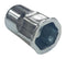 TR Fastenings W/M4/REDXE/OE/ST/PG Rivet Nut Blind Open End M4 x 6 mm Steel Zinc Hexagon Body