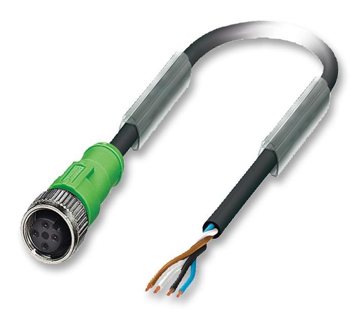 Phoenix Contact SAC-4P- 15-PUR/M12FS SAC-4P- 15-PUR/M12FS Sensor Cable PUR M12 Receptacle Free End 4 Positions 1.5 m 4.9 ft